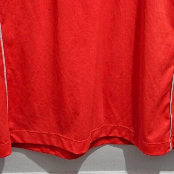 Slazenger Women's Coral Golf Polo XL w/ White Accents & Zip Collar - Picture 15 of 16